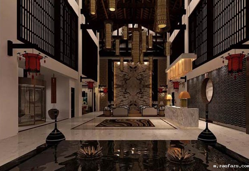 760平米中式餐厅装修设计效果图