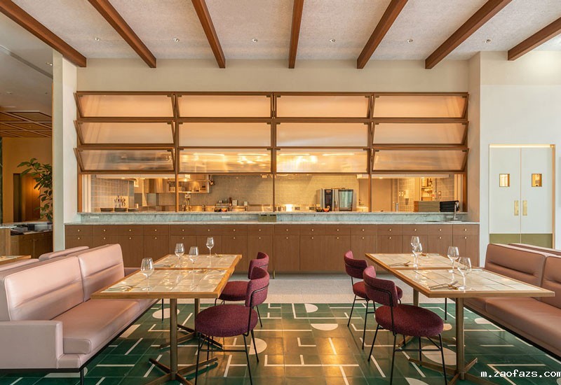 350平米西餐厅装修设计效果图