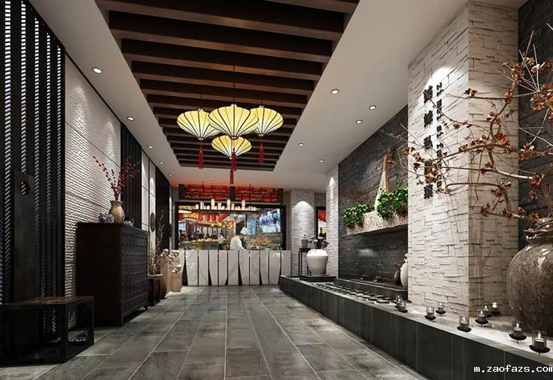 以家为主题的私房菜馆装修效果图