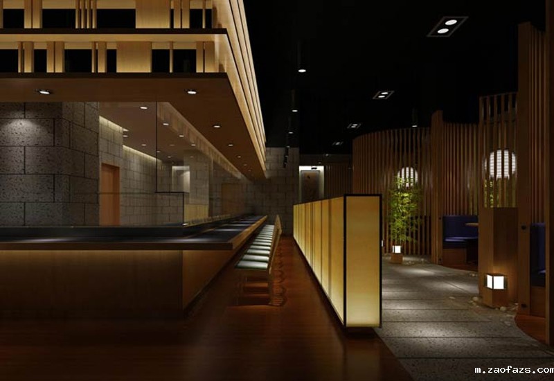 日本料理店装修设计效果图