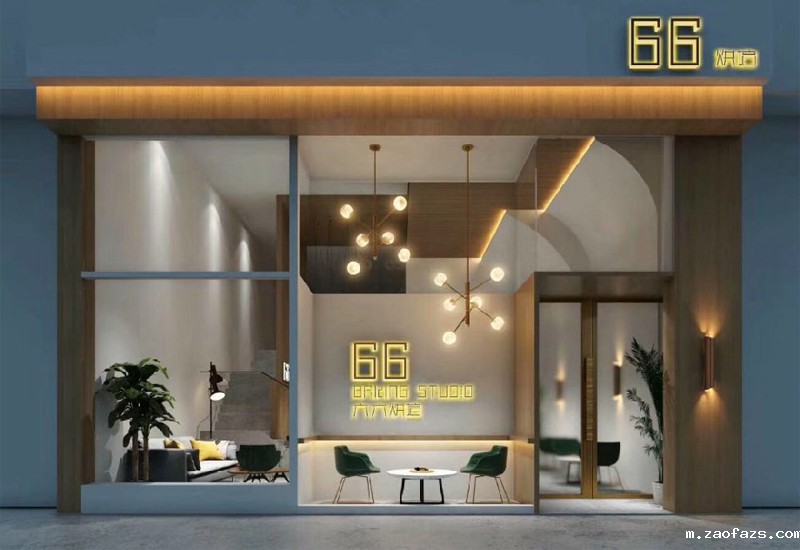 烘焙蛋糕店装修设计效果图