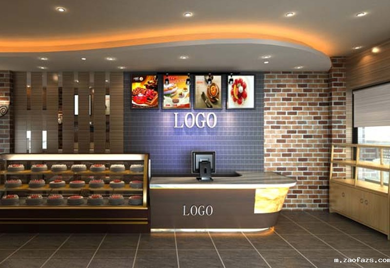 迷你蛋糕店装修设计效果图