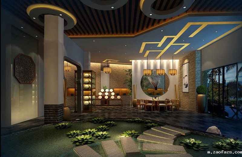 茶艺馆装修设计效果图