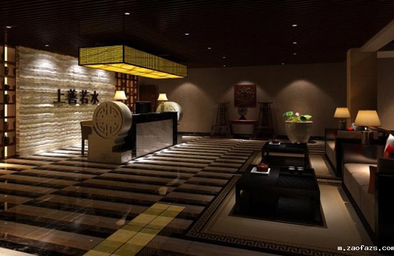 商务茶楼茶室装修设计效果图