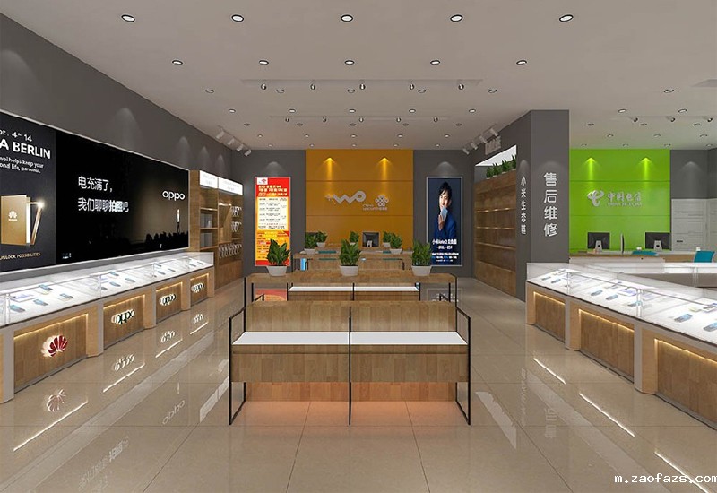 手机营业厅装饰设计效果图