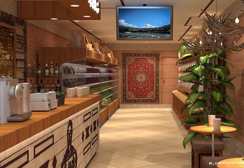 水果饮品店设计装修实景图片