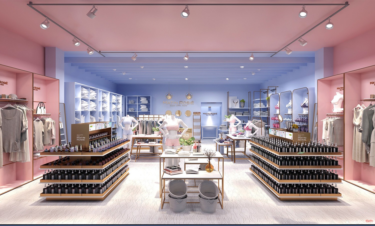 郑州女士服装店铺装修设计效果图