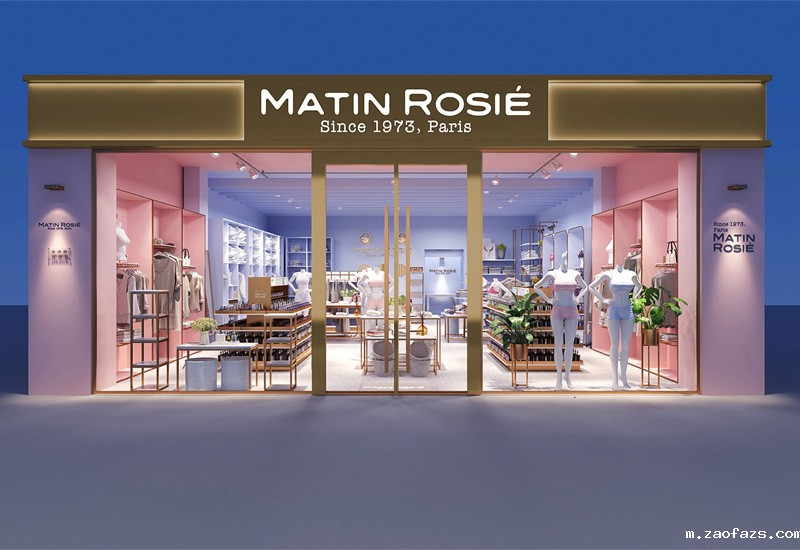 郑州女士服装店铺装修设计效果图