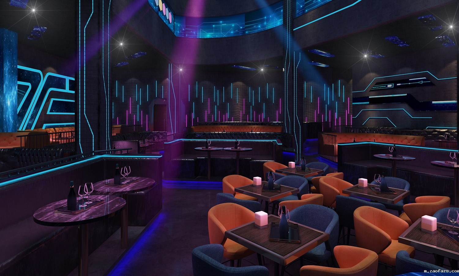 郑州酒吧装修设计效果图