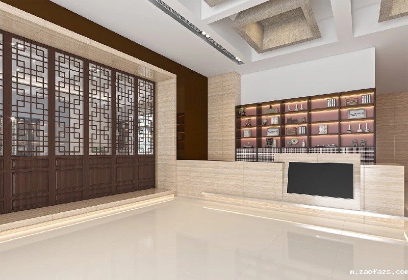高端茶叶店装修设计效果图