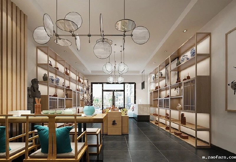 郑州茶叶店装修效果图