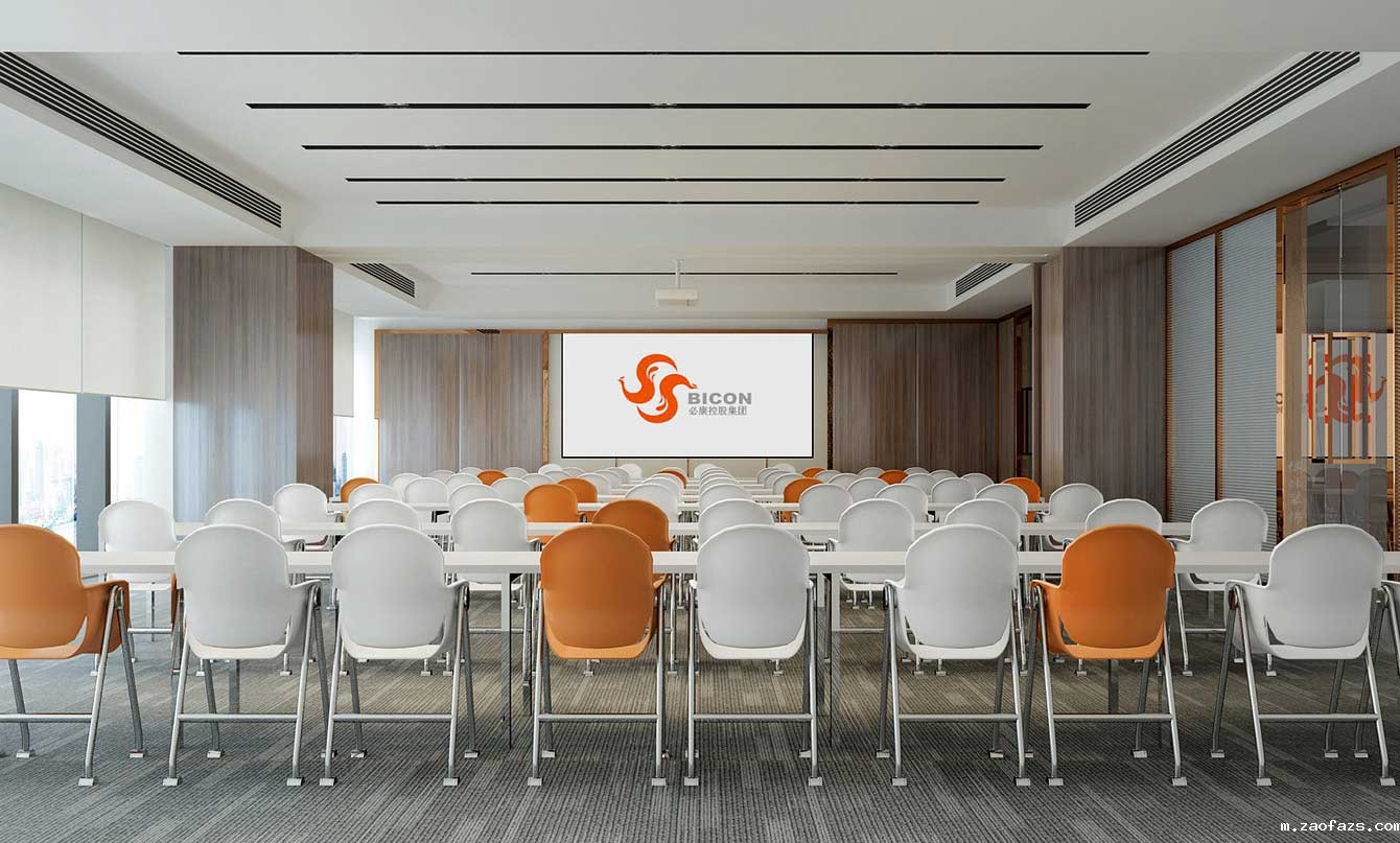 郑州实业集团办公室装修设计效果图