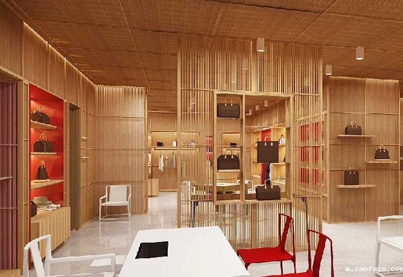 品牌女包店面装修设计效果图