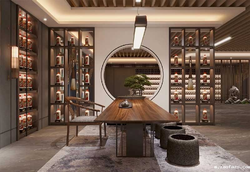 品牌白酒专卖店装修效果图