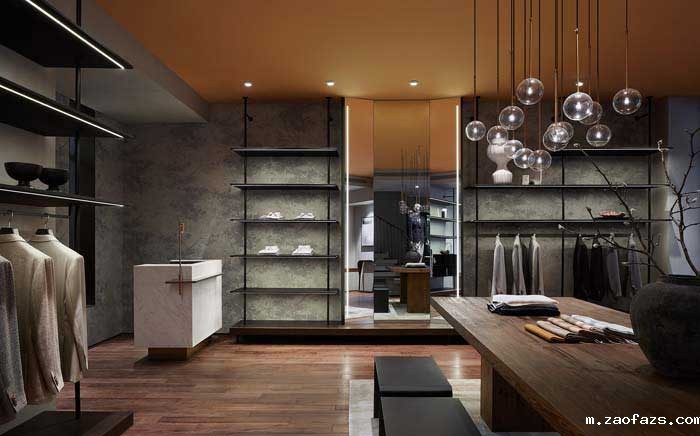 350平米郑州男装店设计效果图