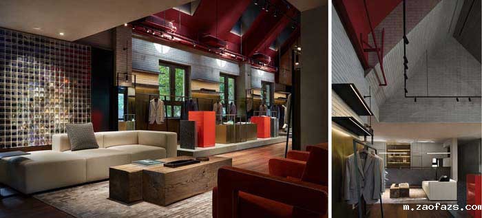 350平米郑州男装店设计效果图
