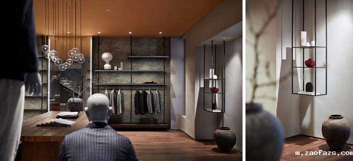 350平米郑州男装店设计效果图