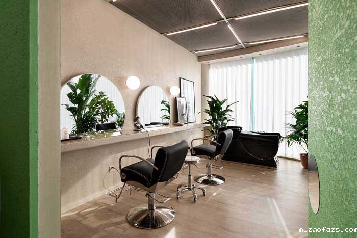 320平米郑州美发沙龙空间设计效果图