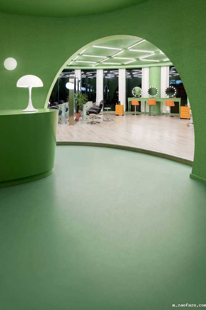 320平米郑州美发沙龙空间设计效果图