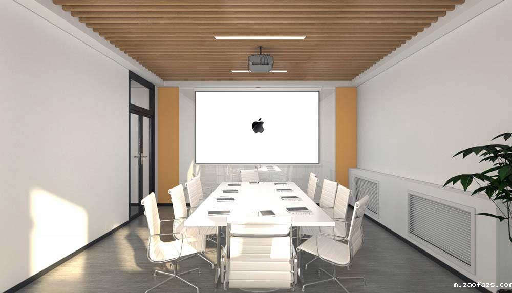 230平米郑州维修中心办公室装修设计