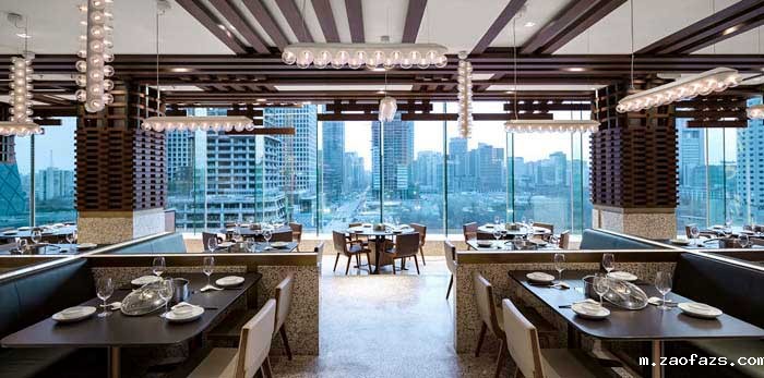 680m²郑州火锅店设计效果图