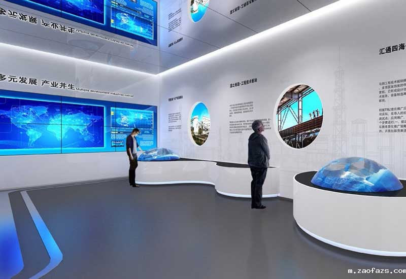 850平方科技型主题展厅展馆设计