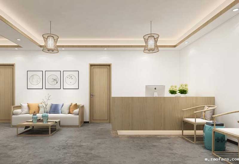 100平米茶室空间设计效果图