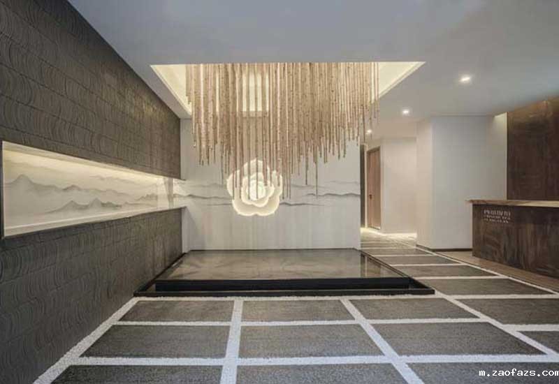 450m²郑州茶馆会所设计效果图