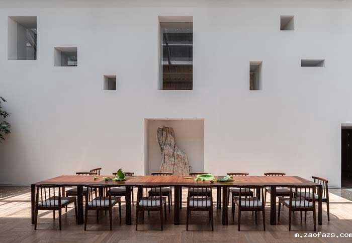 500m²茶馆空间设计效果图