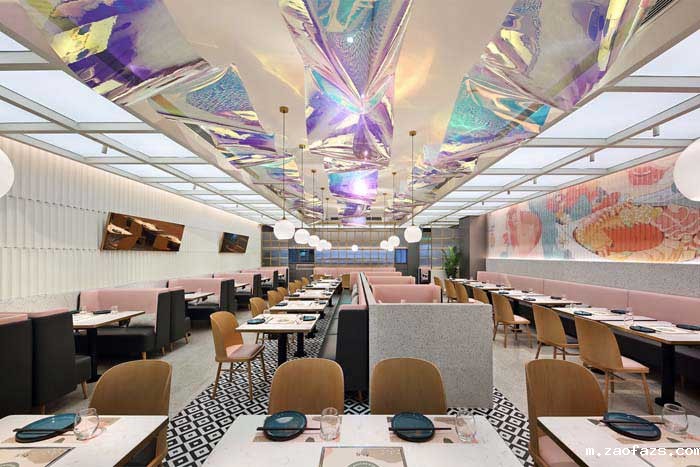 230平米黄记煌火锅店设计效果图