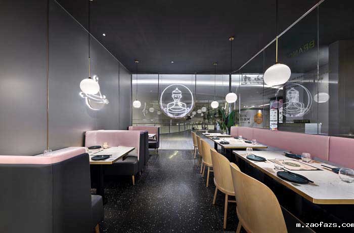 230平米黄记煌火锅店设计效果图
