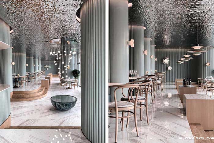 洛阳700m²西餐厅装修设计效果图