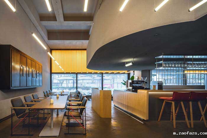 350m²郑州东区西餐厅设计效果图