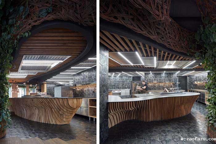 320m²郑州金水区西餐厅设计效果图