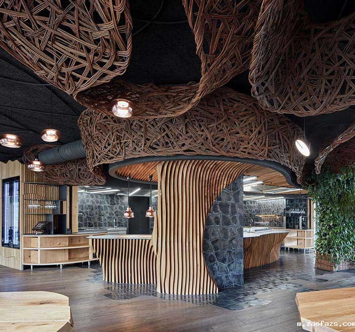 320m²郑州金水区西餐厅设计效果图