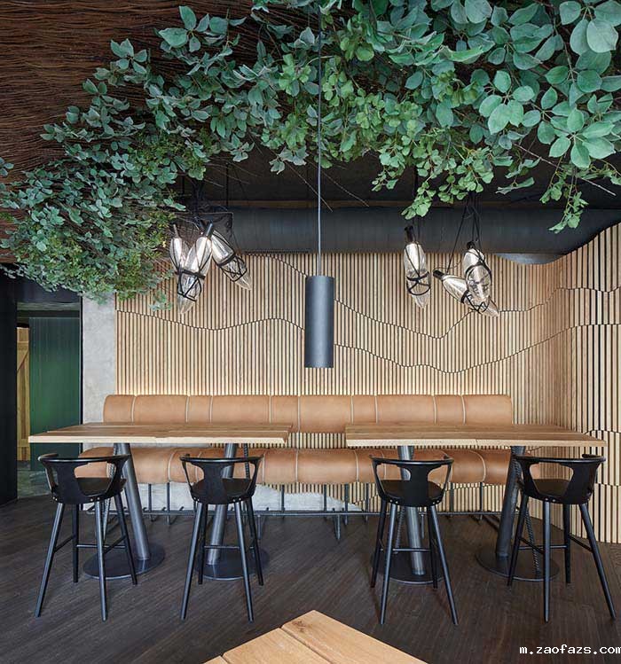 320m²郑州金水区西餐厅设计效果图