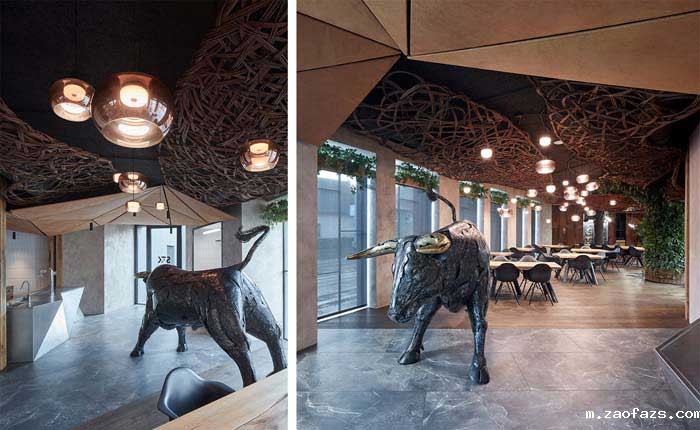 320m²郑州金水区西餐厅设计效果图