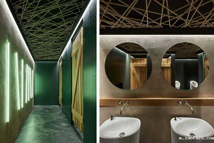 320m²郑州金水区西餐厅设计效果图