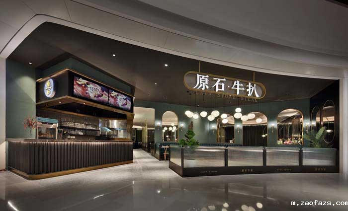 290m²郑州中原区西餐厅装修效果图