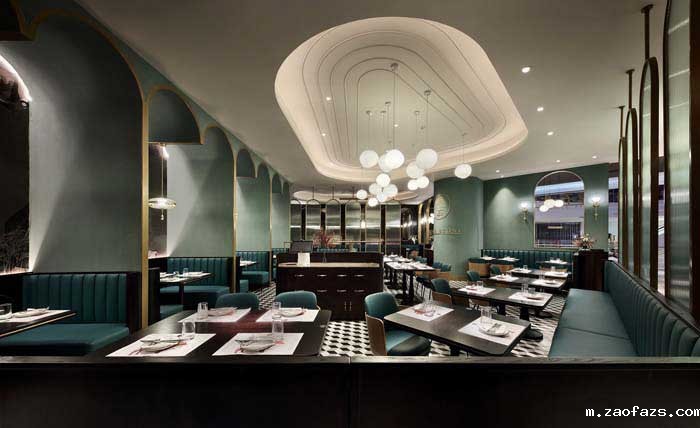 290m²郑州中原区西餐厅装修效果图