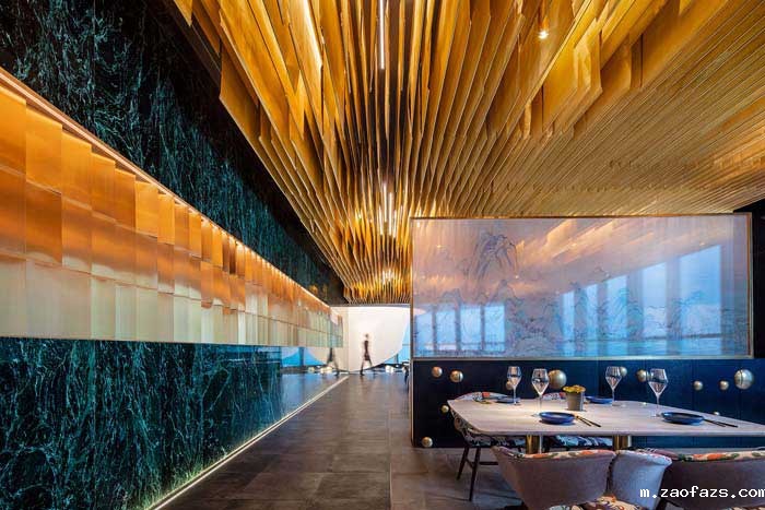 1200m²郑州西餐厅设计装修效果图