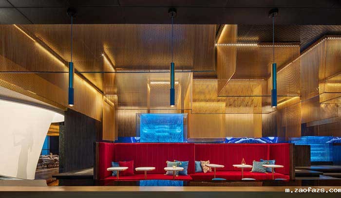 1200m²郑州西餐厅设计装修效果图