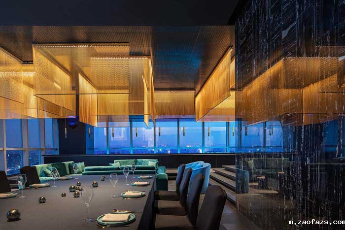 1200m²郑州西餐厅设计装修效果图