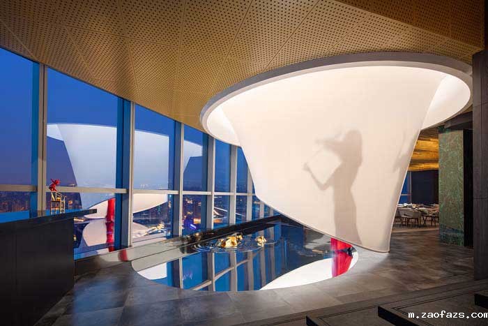 1200m²郑州西餐厅设计装修效果图