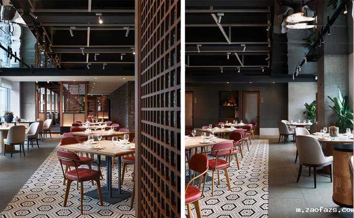 680m²郑州中式餐厅设计效果图