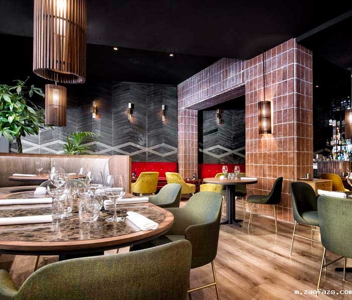 150平米郑州西餐厅设计效果图