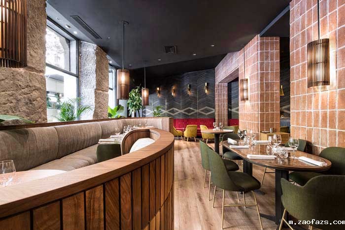 150平米郑州西餐厅设计效果图