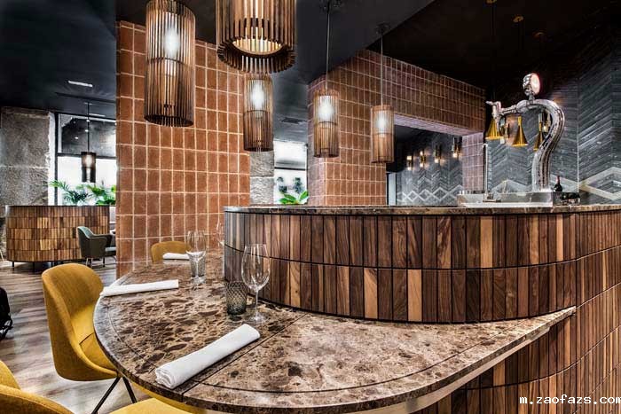 150平米郑州西餐厅设计效果图