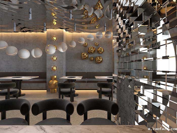 郑州240平米火锅店装修设计效果图