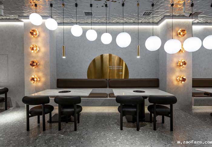 郑州240平米火锅店装修设计效果图